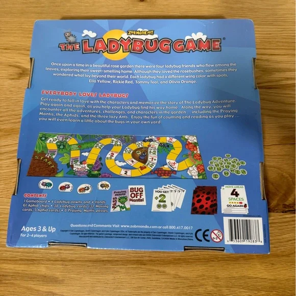 NWT-The Ladybug Game - Colorful Kids Adventure - Picture 2 of 7